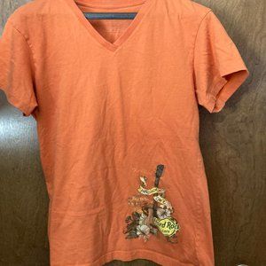 Hard Rock Cafe TEE in Orange